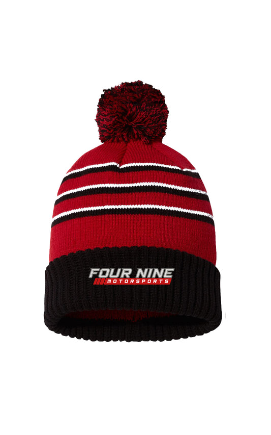 Red and Black 49 Stocking Cap